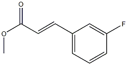 3-(3-fluorophenyl)acrylic acid methyl ester Structure