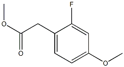 Benzeneacetic acid, 2-fluoro-4-methoxy-, methyl ester