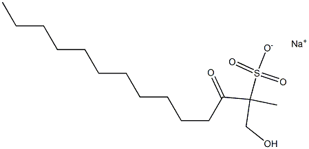 月桂酰羟甲基乙磺酸钠 结构式