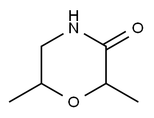 2,6-二甲基吗啉-3-酮, 93240-61-0, 结构式