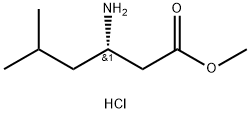 methyl (3S)-3-amino-5-methylhexanoate hydrochloride Structure