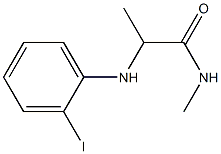 2-[(2-iodophenyl)amino]-N-methylpropanamide