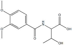 2-[(3,4-dimethoxybenzoyl)amino]-3-hydroxybutanoic acid