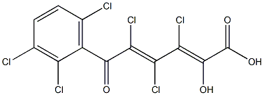 (2E,4E)-2-Hydroxy-3,4,5-trichloro-6-oxo-6-(2,3,6-trichlorophenyl)-2,4-hexadienoic acid
