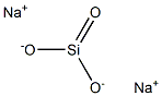 速溶粉状硅酸钠 结构式