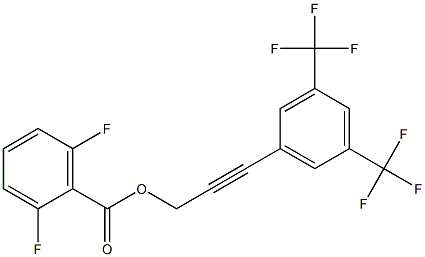 3-[3,5-di(trifluoromethyl)phenyl]prop-2-ynyl 2,6-difluorobenzoate