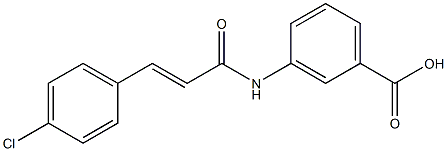 3-[3-(4-chlorophenyl)prop-2-enamido]benzoic acid