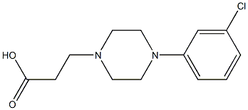 3-[4-(3-chlorophenyl)piperazin-1-yl]propanoic acid