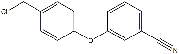 3-[4-(chloromethyl)phenoxy]benzonitrile