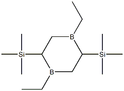 1,4-Diboracyclohexane, 1,4-diethyl-2,5-bis(trimethylsilyl)-