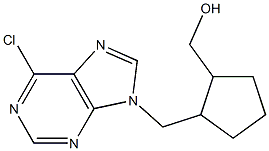 6-chloro-9-(2-(hydroxymethyl)cyclopentylmethyl)-9H-purine