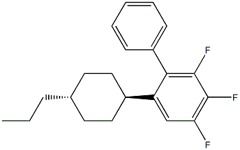 3,4,5-trifluoro-1-(trans-4-propylcyclohexyl)phenyl benzene