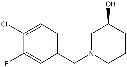 (3S)-1-(4-chloro-3-fluorobenzyl)piperidin-3-ol