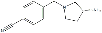 4-{[(3R)-3-aminopyrrolidin-1-yl]methyl}benzonitrile