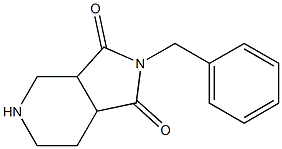 2-Benzyl-hexahydro-pyrrolo[3,4-c]pyridine-1,3-dione Structure