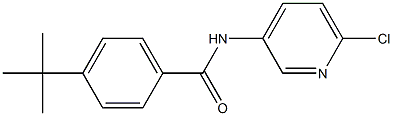 4-(tert-butyl)-N-(6-chloro-3-pyridinyl)benzenecarboxamide Struktur