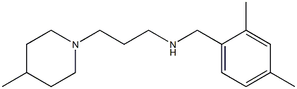 [(2,4-dimethylphenyl)methyl][3-(4-methylpiperidin-1-yl)propyl]amine
