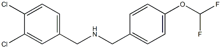 [(3,4-dichlorophenyl)methyl]({[4-(difluoromethoxy)phenyl]methyl})amine