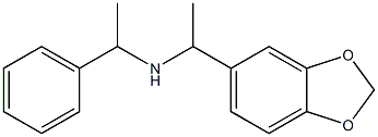 [1-(2H-1,3-benzodioxol-5-yl)ethyl](1-phenylethyl)amine Structure
