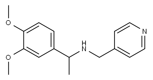 [1-(3,4-dimethoxyphenyl)ethyl](pyridin-4-ylmethyl)amine
