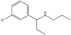 [1-(3-chlorophenyl)propyl](propyl)amine