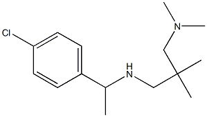 [1-(4-chlorophenyl)ethyl]({2-[(dimethylamino)methyl]-2-methylpropyl})amine