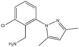 [2-chloro-6-(3,5-dimethyl-1H-pyrazol-1-yl)phenyl]methanamine