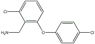[2-chloro-6-(4-chlorophenoxy)phenyl]methanamine