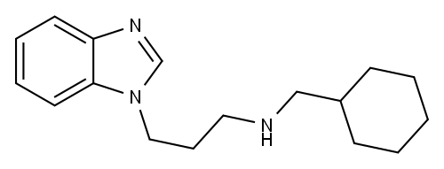 [3-(1H-1,3-benzodiazol-1-yl)propyl](cyclohexylmethyl)amine Structure