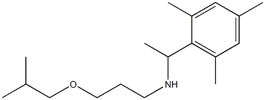 [3-(2-methylpropoxy)propyl][1-(2,4,6-trimethylphenyl)ethyl]amine
