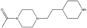 1-{4-[2-(piperidin-4-yl)ethyl]piperazin-1-yl}ethan-1-one