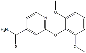 2-(2,6-dimethoxyphenoxy)pyridine-4-carbothioamide