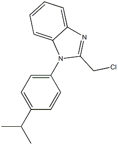 2-(chloromethyl)-1-[4-(propan-2-yl)phenyl]-1H-1,3-benzodiazole