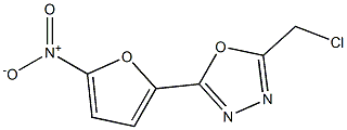 2-(chloromethyl)-5-(5-nitrofuran-2-yl)-1,3,4-oxadiazole