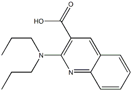 2-(dipropylamino)quinoline-3-carboxylic acid