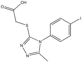 2-{[4-(4-iodophenyl)-5-methyl-4H-1,2,4-triazol-3-yl]sulfanyl}acetic acid
