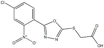2-{[5-(4-chloro-2-nitrophenyl)-1,3,4-oxadiazol-2-yl]sulfanyl}acetic acid