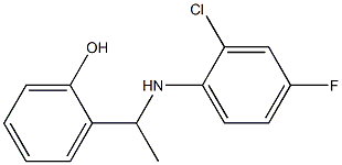 2-{1-[(2-chloro-4-fluorophenyl)amino]ethyl}phenol