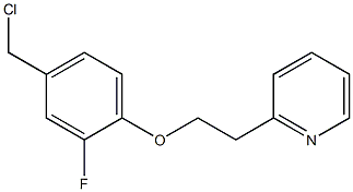 2-{2-[4-(chloromethyl)-2-fluorophenoxy]ethyl}pyridine
