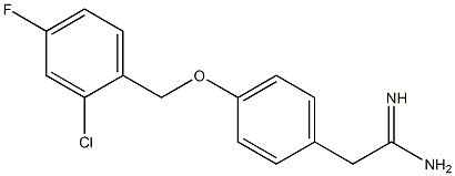 2-{4-[(2-chloro-4-fluorobenzyl)oxy]phenyl}ethanimidamide