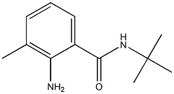 2-amino-N-(tert-butyl)-3-methylbenzamide Structure