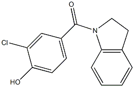 2-chloro-4-(2,3-dihydro-1H-indol-1-ylcarbonyl)phenol