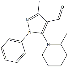 3-methyl-5-(2-methylpiperidin-1-yl)-1-phenyl-1H-pyrazole-4-carbaldehyde