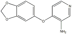 4-(2H-1,3-benzodioxol-5-yloxy)pyridin-3-amine Structure