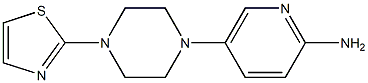 5-[4-(1,3-thiazol-2-yl)piperazin-1-yl]pyridin-2-amine Structure