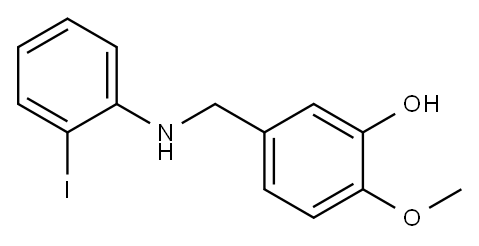 5-{[(2-iodophenyl)amino]methyl}-2-methoxyphenol