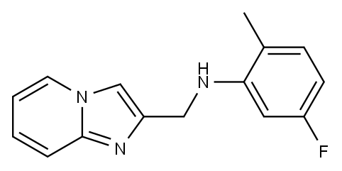 5-fluoro-N-{imidazo[1,2-a]pyridin-2-ylmethyl}-2-methylaniline