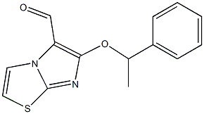6-(1-phenylethoxy)imidazo[2,1-b][1,3]thiazole-5-carbaldehyde