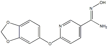 6-(2H-1,3-benzodioxol-5-yloxy)-N'-hydroxypyridine-3-carboximidamide