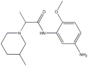 N-(5-amino-2-methoxyphenyl)-2-(3-methylpiperidin-1-yl)propanamide